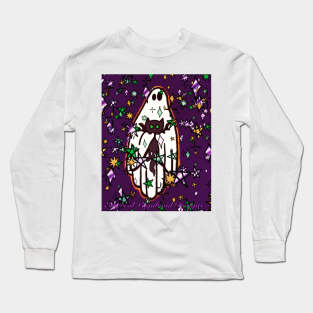 Ghost Loves Their Kitty Long Sleeve T-Shirt